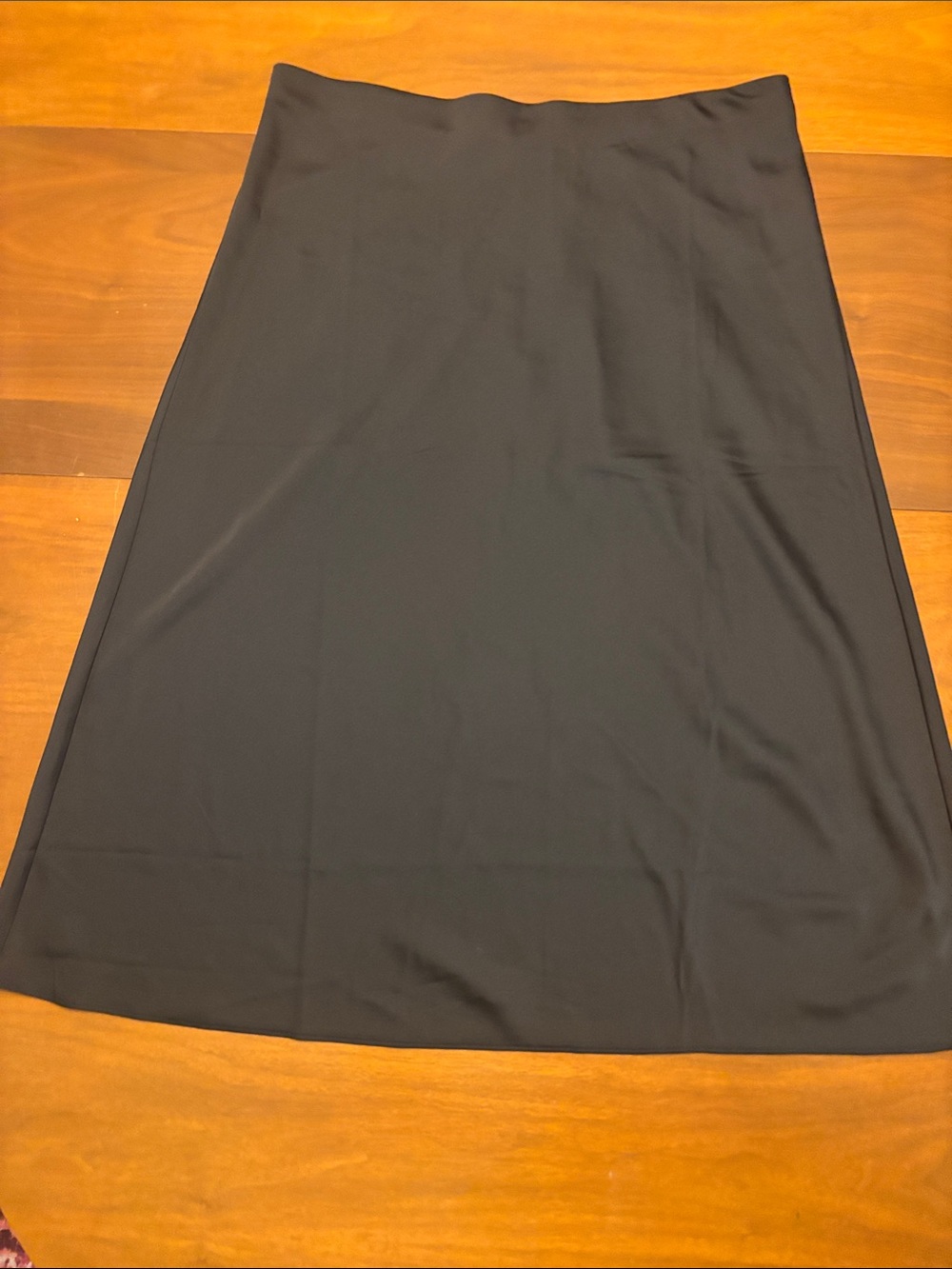 J. Crew Black A-Line Midi Skirt